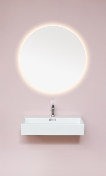 Rundt spejl - Backligth LED - Spejl med bagbelysning - Ø100 cm.