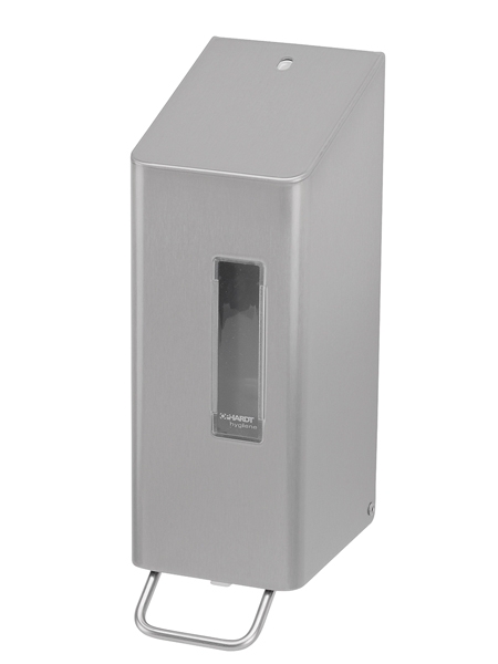 Dispenser i rustfri stål - SanTRAL NSU 5 - til desinfektion - 600 ml.