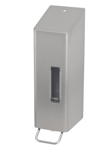 Dispenser i rustfri stål - SanTRAL NSU 11 - til desinfektion - 1200 ml.