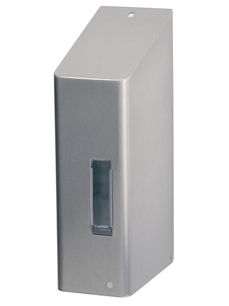 Berøringsfri dispenser i rustfri stål - SanTRAL NSU 11 - til desinfektion - 1200 ml.