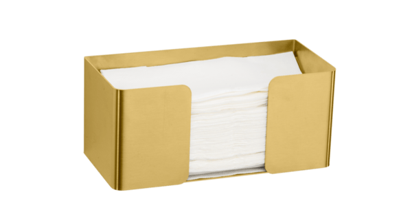 Papirhåndklædedispenser åben - Proox Messing, ca. 200 ark - ME-105-S
