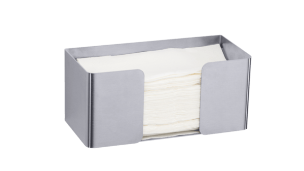 Papirhåndklædedispenser åben - Proox One Pure, børstet stål - ca. 200 ark - PU-105-S