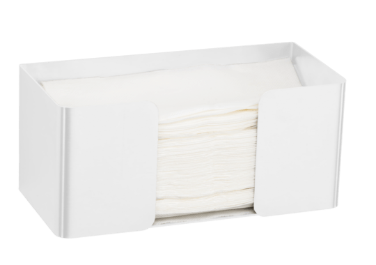 Papirhåndklædedispenser åben - Proox Snowfall - Hvid, ca. 200 ark - SF-105-S