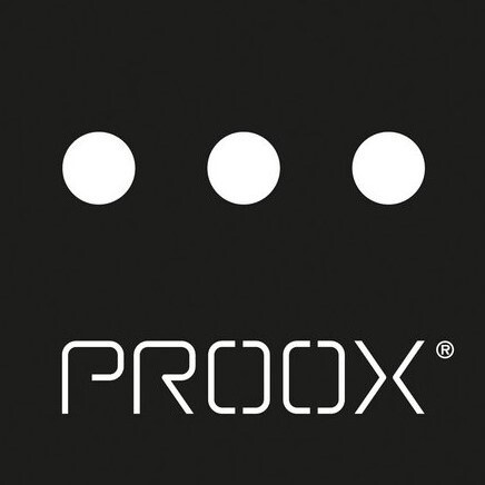 PROOX - Dobbelt horisontal toiletpapirholder - Sort / Rustfri stål - DP-332