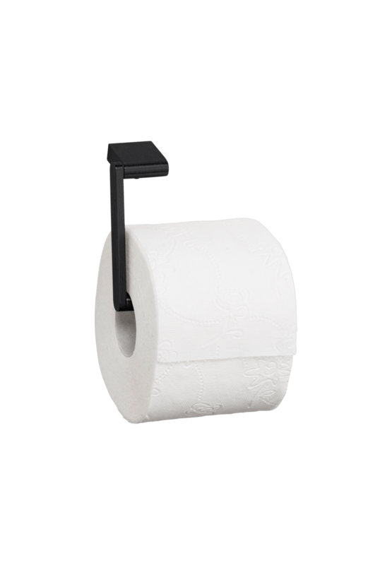 Toiletrulle-holder, enkelt rulle, sort rustfri stål, Proox Dark Passion - DP-380