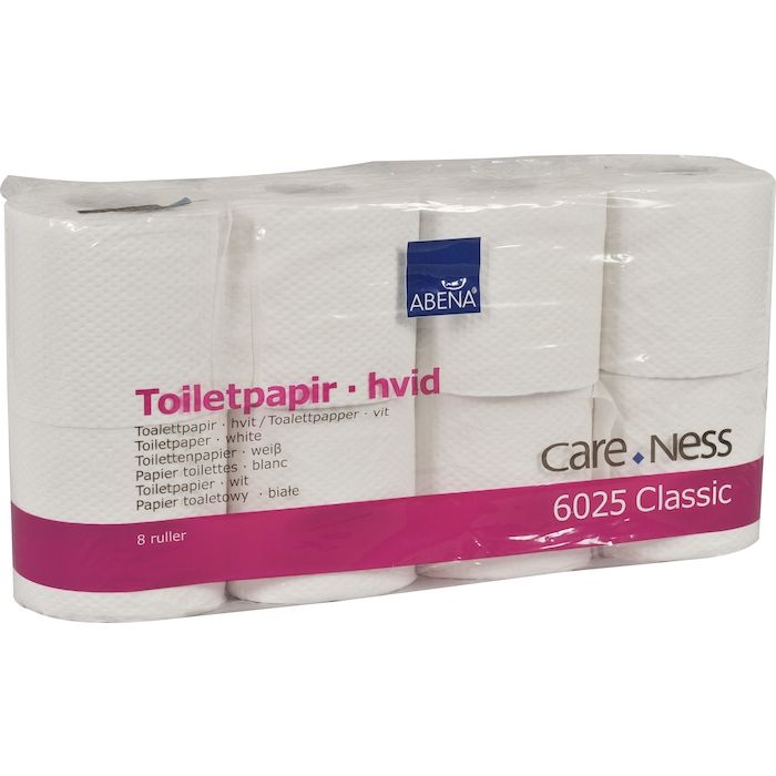 Toiletpapir - Standard ruller - 64 ruller ialt