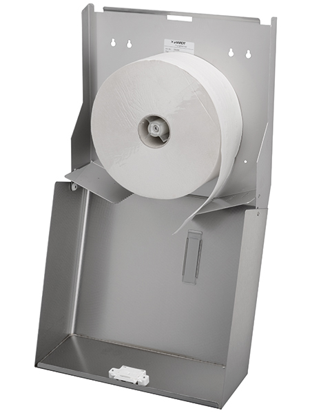 Dispenser til toiletpapir, SanTRAL RHU 31, rustfri stål, Jumbo ruller