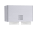 PROOX - Dobbelt horisontal toiletpapirholder - Børstet rustfri stål - PU-332