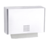Papirhåndklædedispenser, lille, Hvid, ca. 350 ark, 200 mm høj - SnowFall