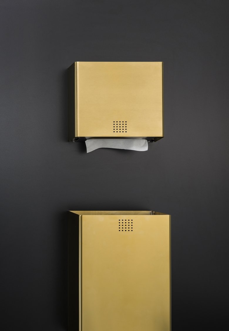 designer Dele Goneryl Messing skumsæbedispenser - Flot design og høj kvalitet - Proox